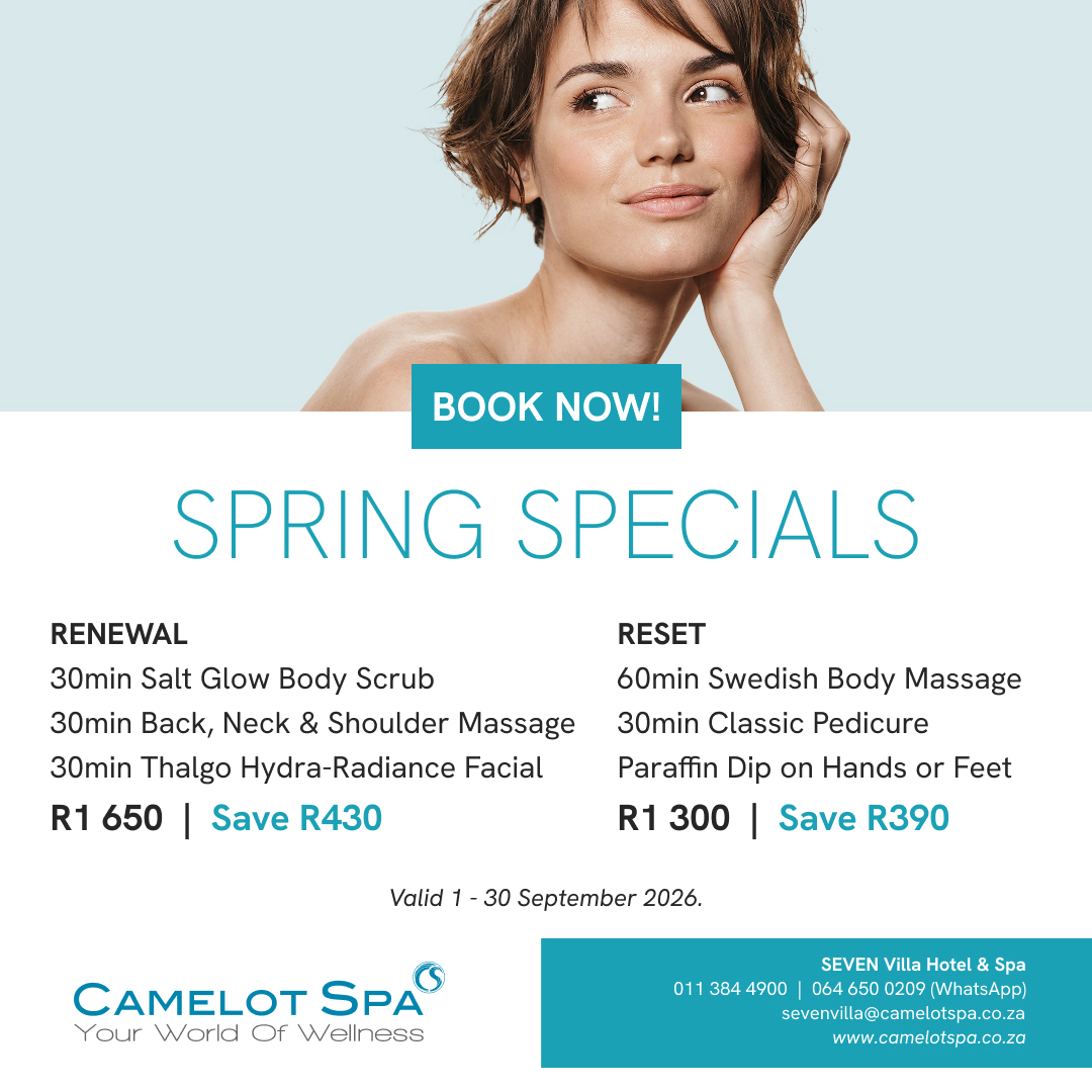 Camelot Spa SEVEN Villa Specials September